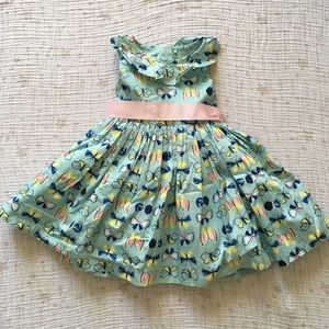 Butterfly Print Spring Baby Dress